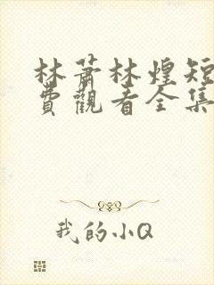林萧林煌短剧免费观看全集