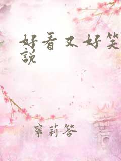 好看又好笑的小说
