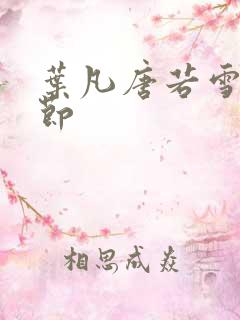 叶凡唐若雪全章节