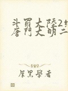 斗罗大陆2绝世唐门大明二明