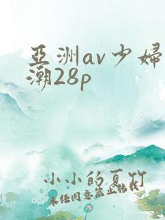 亚洲av少妇高潮28p