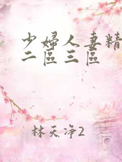 少妇人妻精品一二区三区