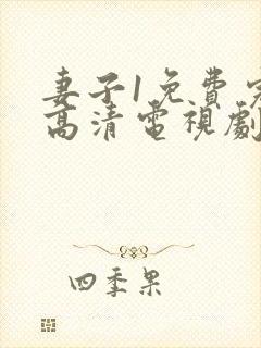 妻子1免费完整高清电视剧在线看