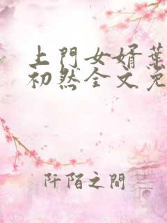 上门女婿叶辰萧初然全文免费正版