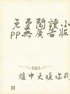 免费阅读小说app无广告版
