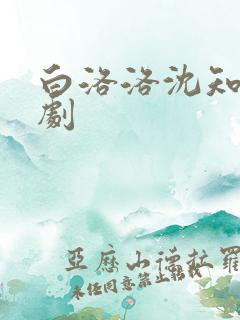 白洛洛沈知景短剧