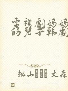 电视剧妈妈朋友的儿子韩剧