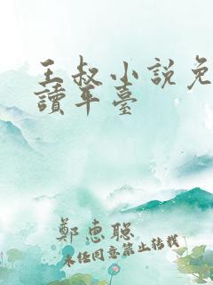 王叔小说免费阅读平台