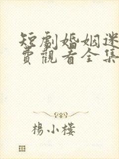 短剧婚姻迷城免费观看全集