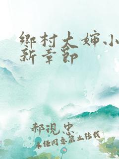 乡村大婶小说最新章节