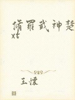 修罗武神楚枫txt