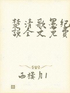 楚清歌墨纪天小说全文免费阅读