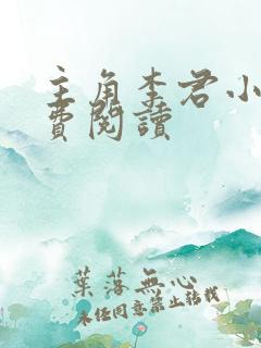 主角李君小说免费阅读