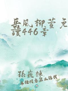 岳风柳萱免费阅读446章