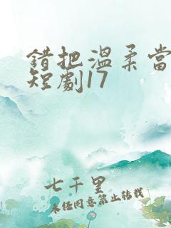 错把温柔当情深短剧17