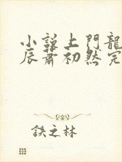 小说上门龙婿叶辰萧初然完整版免费阅读