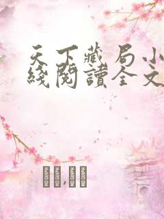 天下藏局小说在线阅读全文