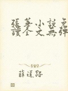 张华小说免费阅读全文无弹窗