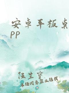 安卓平板桌面app