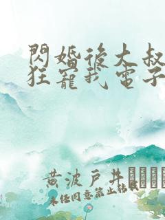 闪婚后大叔每天狂宠我电子书阅读