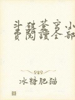 斗破苍穹小说免费阅读全部无弹窗