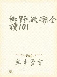 乡野欲潮全文阅读101