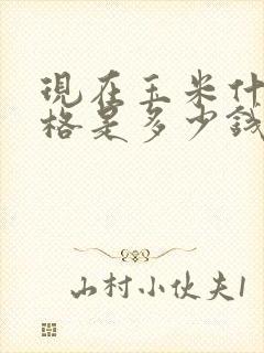 现在玉米什么价格是多少钱一斤