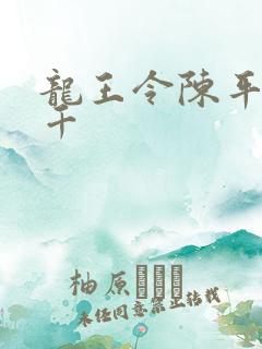 龙王令陈平韩三千