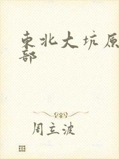 东北大坑原文全部