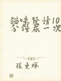 猫咪发情10多分钟尿一次,正常吗