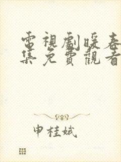 电视剧暖春26集免费观看全集