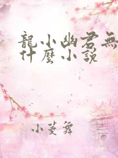 龙小幽君无邪是什么小说