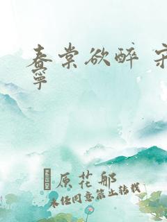 春棠欲醉 宋棠宁