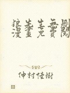 狼先生无删减版漫画免费阅读