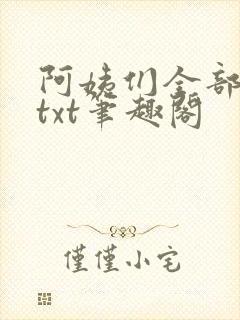 阿姨们全部章节txt笔趣阁