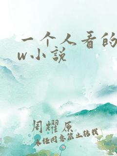 一个人看的www小说