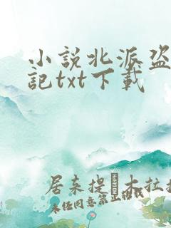 小说北派盗墓笔记txt下载