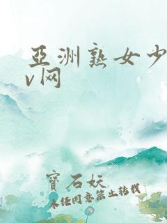 亚洲熟女少妇av网
