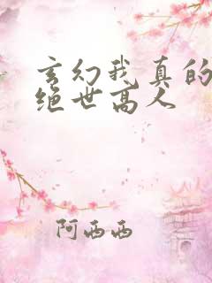 玄幻我真的不是绝世高人