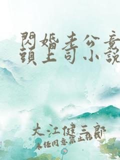 闪婚老公竟是顶头上司小说原著叫什么