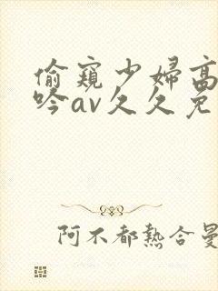 偷窥少妇高潮呻吟av久久免费