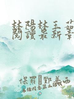 林阳林玉茹免费阅读最新章节
