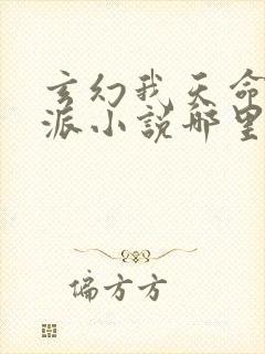 玄幻我天命大反派小说哪里可以免费阅读