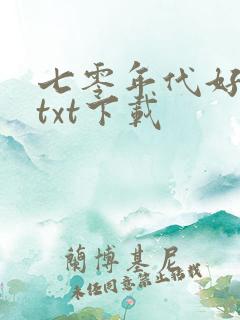 七零年代好生活txt下载