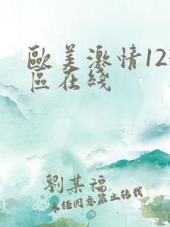 欧美激情123区在线