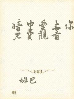 暗中爱上你泰剧免费观看