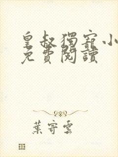 皇叔独宠小王妃免费阅读