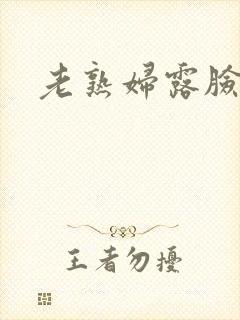 老熟妇露脸视频
