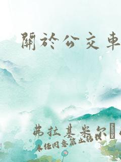 关于公交车小说
