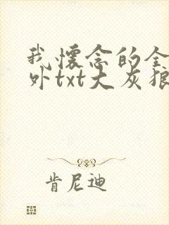 我怀念的全文番外txt大灰狼